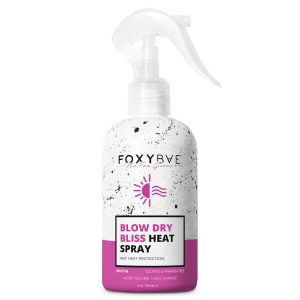 FoxyBae Heat Protectant Spray - with tin - Thermal Protection for up to 450 ° F - More Volume Less Damage - Blow Dry Bliss - 8 Fl Oz