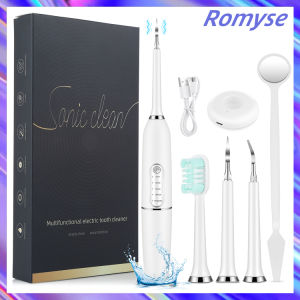 Portable Electric Scaler Ultrasonic Toothbrush 5 Modes USB Charging Touch Switch Tartar Remover Household Tooth Cleaner
