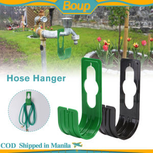 Garden Hose Hanger Wall Mount Hose Hook Heavy Duty Hose Hanger Green/Black