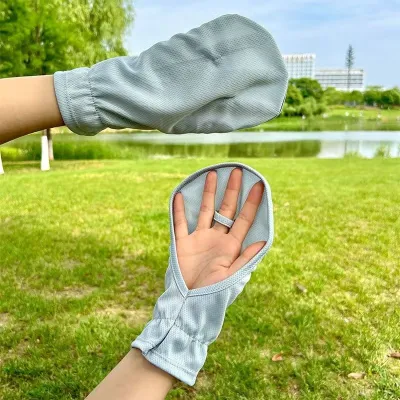 Sarung Tangan Motor Anti UV Anti Panas Manset Lengan Wanita Pria Unisex Montor Mobil Tipis