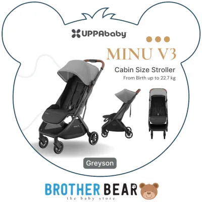 UPPAbaby Minu V3 Cabin Size Stroller | BROTHER BEAR