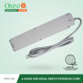 OMNI 6-Gang Individual Switch Extension Cord - WED-360-PK. 