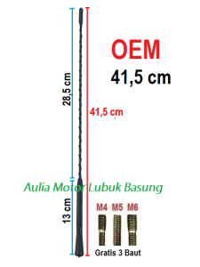 Antena Radio Mobil Mitsubishi Pajero Sport Outlander Grandis Lancer Mirage Xpander Semua Tahun