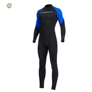 Men Diving Protection Clothes Long Sleeve Sunscreen Snorkeling Surfing Swimsuit Cold Proof with Zipper Elastic Anti-scratch Water Sports Equipment [Winnereco World]