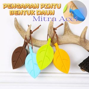 Karet Penahan Pintu / Door Stopper / Alat Pengaman Bawah Pintu Bentuk Daun