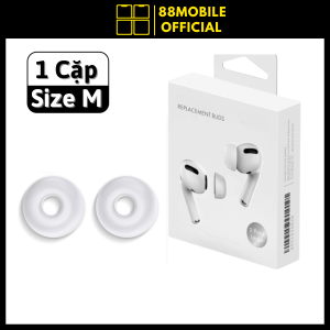 Ear tips đầu tai nghe dành cho airpod pro 3 đệm cao su có lỗ chống ồn có màng lưới