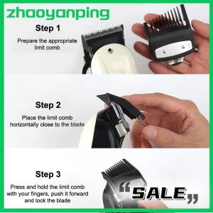zhaoyanping 2Pcs Hair Clipper Limit Comb Guide Limit Comb Trimmer Guards Attachment Universal