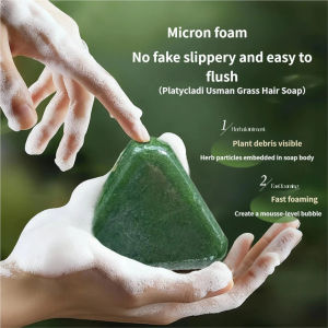 Hair Growth Soap Cypress Leaf Nature Seven Green Herbal Soap For Hair Growth Oil control