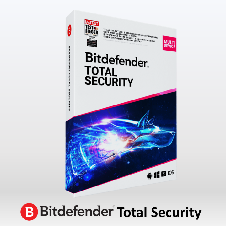 BitDefender Total Security 2024 Antivirus for Windows Mac Android IOS