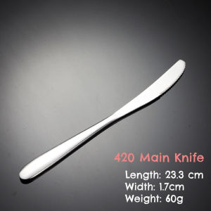 304 Stainless Steel High Quality Tableware Cutlery Table Fork Spoon Knife Chopsticks Utensils