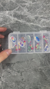 10Pcs Fishing Spoons Lures Trout Baits Casting Fishing Lures Hard Fishing Lures Spinner Baits Metal Spoon Fishing Lures