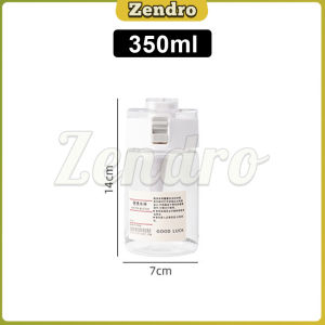ZEO 350/550ML Simplicity Water Bottle With Filter Transparent Plastic Portable Leak Proof Drink Cup