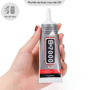 Keo Dán B7000 Tuýp 50ml Dán Đính Phụ Kiện Lên Bề Mặt Dụng Cụ Làm Da Túi Xách Thủ Công Handmade DIY