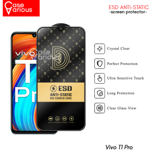 Paket 3in1 Tempered Glass Vivo T1 Pro Anti Gores Layar Anti Static Free Tempered Camera + Skin