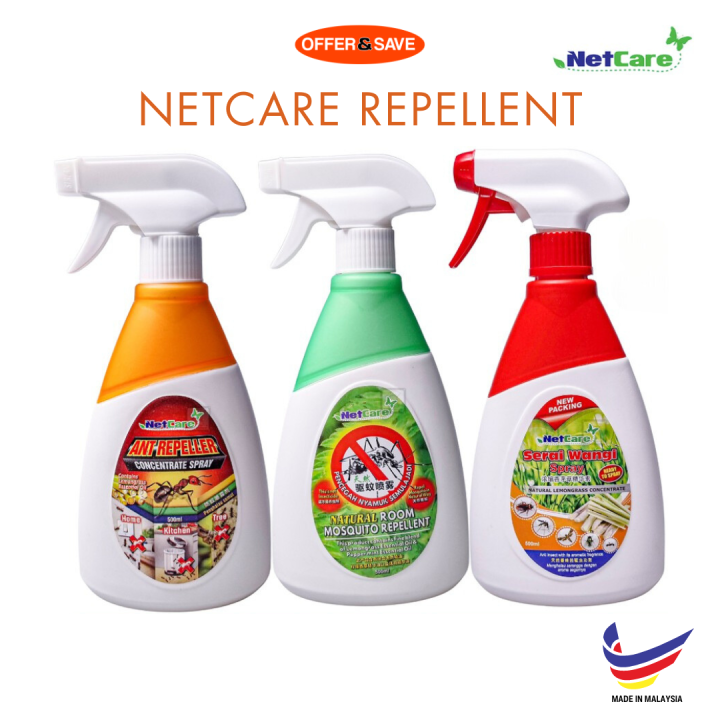 NetCare Lemongrass Insect Repellent Mosquito Repellent Ant Repellent ...