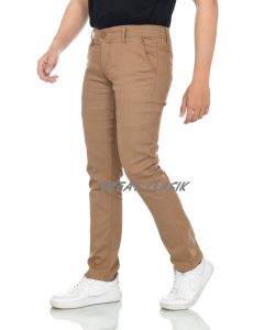 Celana Chino Panjang Pria Bahan Katun Lembut Ukuran S M L XL