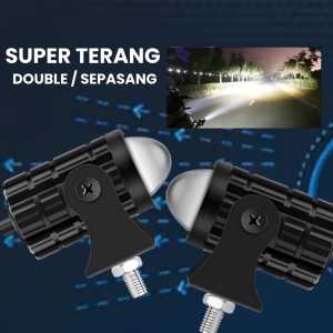 foglamp d2 superbright high low mini driving lampu tembak laser BONUS SAKLAR Lampu Sorot Motor
