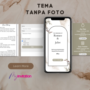 Undangan Digital Online Web Website Pernikahan Sehari Jadi