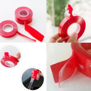 Băng dính 3M băng keo cường lực 2 Mặt trong suốt chất liệu Acrylic siêu bám dính Siêu Chắc ChắnCuộn 30m