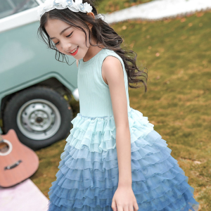 332Unlimited X Girls Dress Princess Dress Party Dress Cake Dress Layer Dress Age 3-13-year-old Size 110-150cm