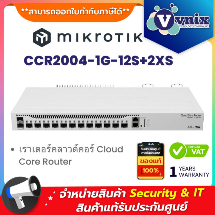 Mikrotik - Routeur Connecté CCR2004-1G-12S+2XS