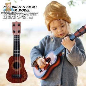 Kids Classical Ukulele Guitar Toy Mini Early Education Small Guitar Lightweight Safe Party Supplies Adjustable for Children Holiday Gifts
