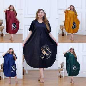 Daster Lowo Jumbo Terbaru LD 140 Motif Kekinian Elegan dan Modis Bahan Rayon Lembut