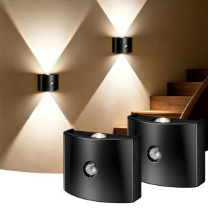 KFV Wall Light Wall Decor LED Human Sensor Stairs Lighting Wall Mounted Rechargeable Wall Sconce Indoor Hallway Wall Lights