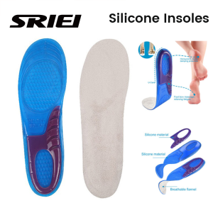 SRIEI 1 Pair Shoes Insole Silica Gel insoles Arch Support Shoe Pad Sport Running Insert Cushion for Men Women