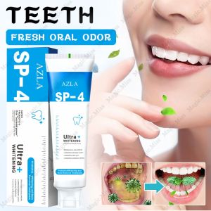AZLA Whitening Toothpaste SP-4 Fresh Teeth Hygiene Cleaning Tooth Stain Tartar Toothpaste to Yellow Toothpaste for Bad Breath 120g