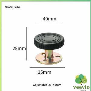 veevio ตัวยึดเฟอร์นิเจอร์ สแตนเลส ที่ยึดหัวเตียง กันชนเตียง ลดการสั่นสะเทือน ลดเสียงกระแทกHeadboard Stopper