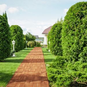 10 Vỉ gỗ lót sàn loại 6 nan ván gỗ lót sàn ban công trang trí sân vườn(SIÊU BỀN -HÀNG LOẠI A CÓ SƠN PHỦ)