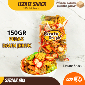 Kerupuk Seblak Mix Campur 150GR Pedas Kencur Daun Jeruk Kiloan Murah Enak Renyah / Seblak Bantet Mix Seblak Beton Krupuk Rafael Krupuk Jengkol