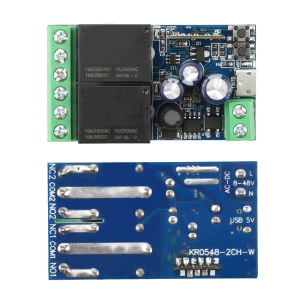 diymore DC5V Works with Ewelink Smart WIFI Switch On/Off Two Relays Wireless Remote Control Switch Micro USB Interface