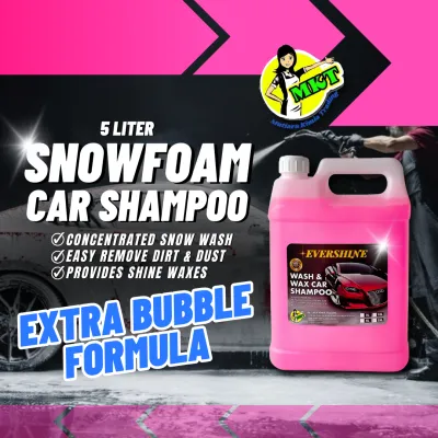 MKT 5L Wash and wax car shampoo foam Sabun kereta cuci kereta Car wash shampoo snow wash Pencuci kereta