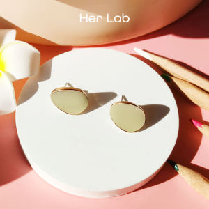 Her Lab Jewelry | Tai Mạ Vàng Nano Cao Cấp Bộ Bông Tai Nhỏ Hỗn Hợp Đơn Giản Thời Trang Bông Tai Dạng Hạt Hình Học Đính Hôn Sang Trọng Nhiều Lớp Phong Cách Hàn Quốc Bạc 925 Instagram Cá Tính hộp Quà Tinh Tế Trang Sức Đinh Tán Nhỏ Nhiều Màu Cho Nữ
