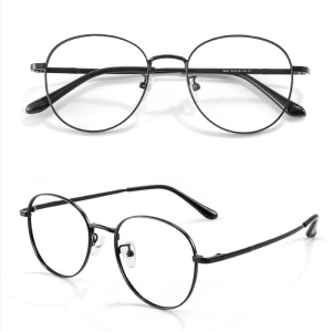 GMLV Mắt Kính Gọng Kim Loại Chống Ánh Sáng Xanh Bức Xạ Máy Tính Bảo Vệ Mắt Cho Nam Và Nữ Kính Trong Suốt