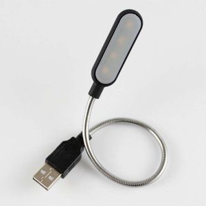 PETIYOUZA นำ ภาวะฉุกเฉิน สำหรับคอมพิวเตอร์ โคมไฟแล็ปท็อป ยืดหยุ่นได้ โคมไฟ USB ไฟอ่านหนังสือ
