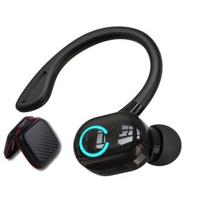 DISOUR 2022 New Bluetooth 5.2 Business Wireless Headphone Ear-Hook Mini HIFI Bass Noise Cancelling Earphone With Mic Sport Waterproof Gaming Headset PK A1S MF8 T10 Earbud