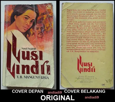 BEKAS BUKU NOVEL SEJARAH LUSI LINDRI Y.B. MANGUNWIJAYA CET. PERTAMA 1987 ORIGINAL