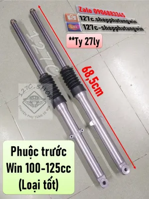 [HCM] Phuộc trước Win 100/ 125cc gắn phanh thắng đùm (Loại tốt)