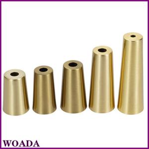 WOADA Foot Solid Brushed Iron Table Chair Cylinder Cap Protect Decor Bottom Safe Pad