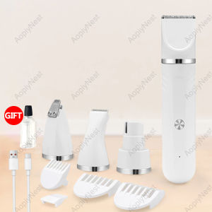 Rechargeable USBGrooming Kit With Shaver And Clippers For Cats And Dogs Hair