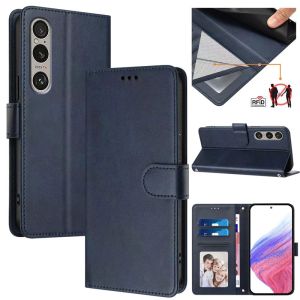 Luxury Casing For Sony Xperia 1 VII 5 VI 10 VI 1 VI 5 V 10 V 1 V 5 IV 10 IV Slim Book Wallet Leather Card Slot Flip Skin Protect Stand Cover Case