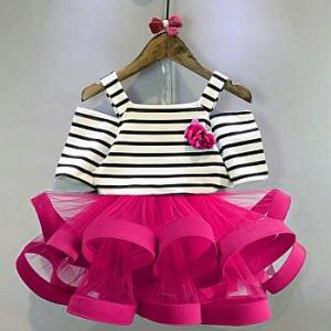 DooLi Grosir -  baju Dress anak perempuan 2 - 3 tahun kiddy salur