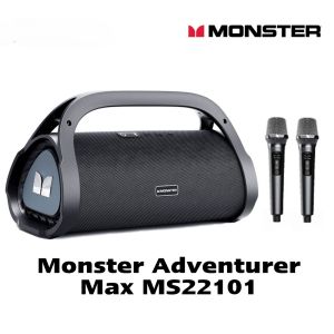 Loa Bluetooth ngoài trời Monster Adventurer Max MS22101 công suất 60W(Phiên Bản 2 Micro Không Dây)
