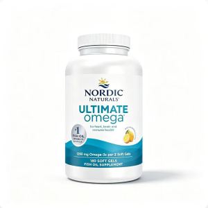 Heart Brain and Immune Support | Nordic Naturals Ultimate Omega Fish Oil Supplement 180 Soft Gels
