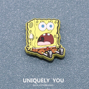 Jibbitz crocs charm crocs Shoe Buckle Shoe Accessories Cartoon Cute SpongeBob SquarePants Shoes Accessories