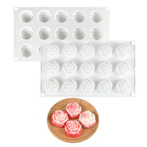 Grade Silicone Mould for Baking and Candy Making Nonstick Candy Bakewares Multiple Slot Dessert Baking Mould