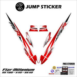 Stiker striping F1ZR millenium - ss two - y110 - s110 grafis variasi 24